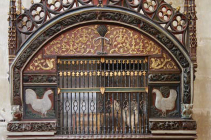 Stage 5: From Logroño To Santo Domingo De La Calzada 6 The Hen House In The Cathedral Of Santo Domingo De La Calzada