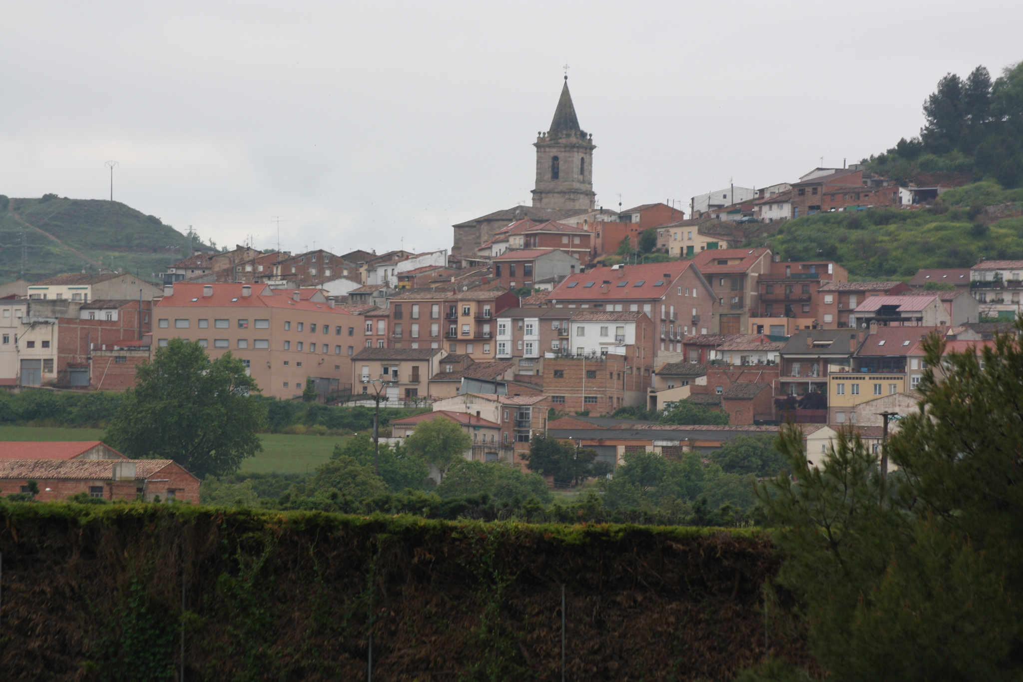 Stage 5: From Logroño To Santo Domingo De La Calzada 2 View Of Navarrete From The Road On The French Way By Bike