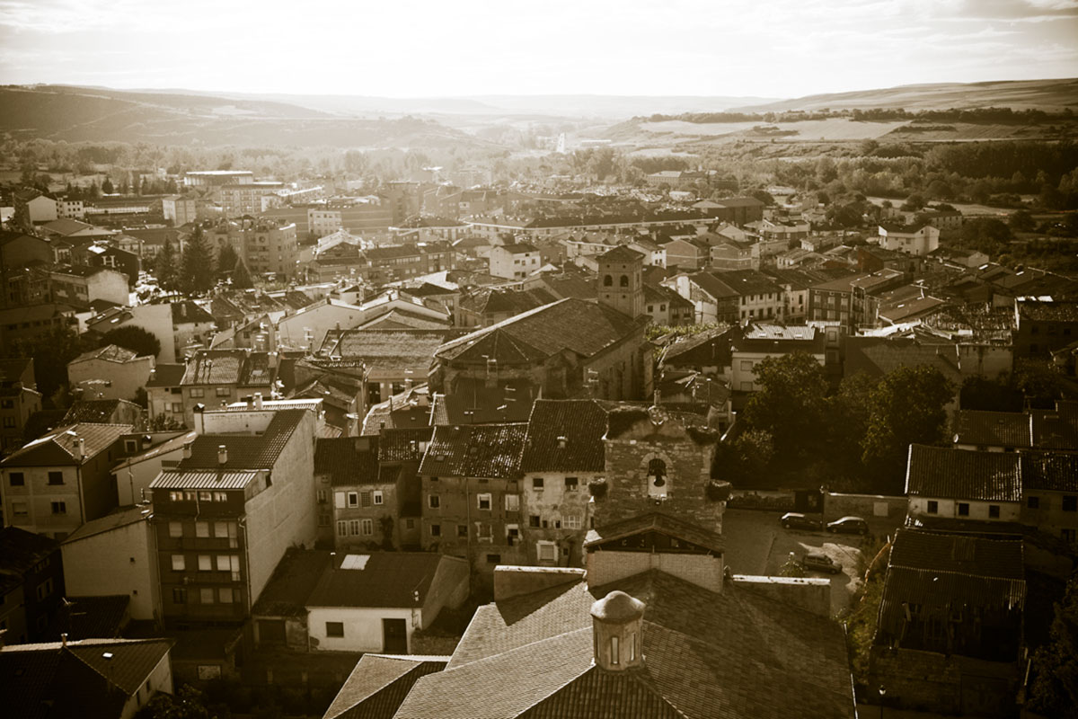 View Of Belorado From The Castle Ruins, Stage 6 Of The French Way