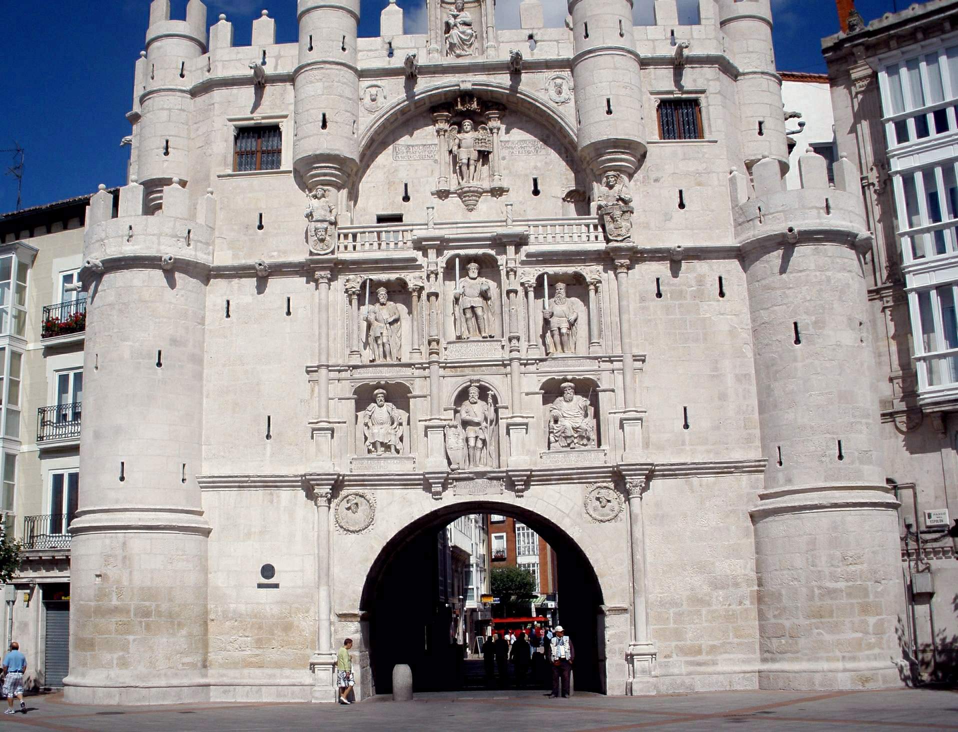 The Arco De Santa María, One Of The Medieval Gates Of Burgos