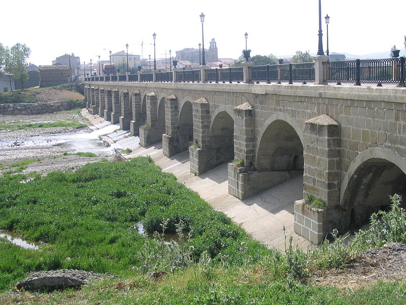The Medieval Bridge Over The Oja River At The Exit Of Santo Domingo De La Calzada
