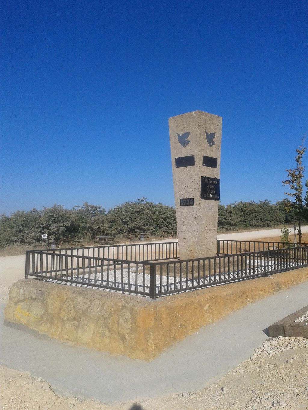 Civil War Monument In The Montes De Oca On Stage 6 Of The French Way