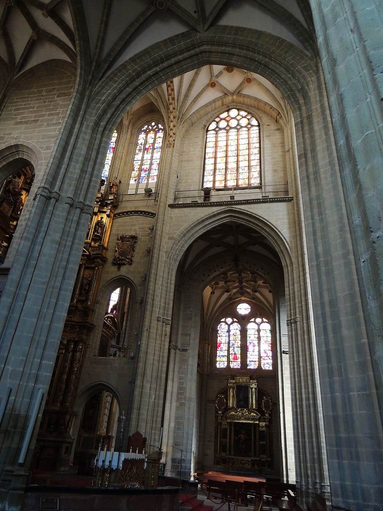 Etapa 9: De León A Astorga 11 As Abóbadas Em Estrela Do Interior Da Catedral De Astorga