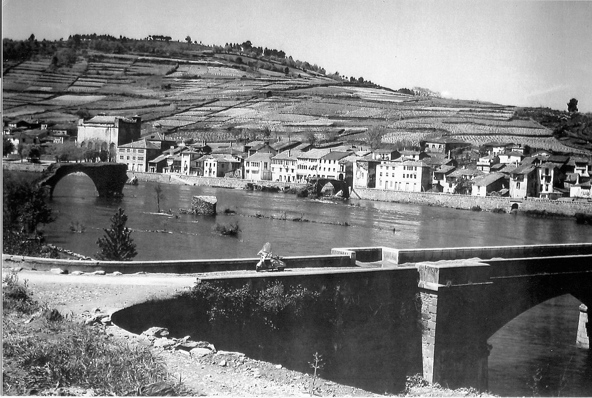 Old Portomarín Before It Was Flooded By The Belesar Reservoir In 1963