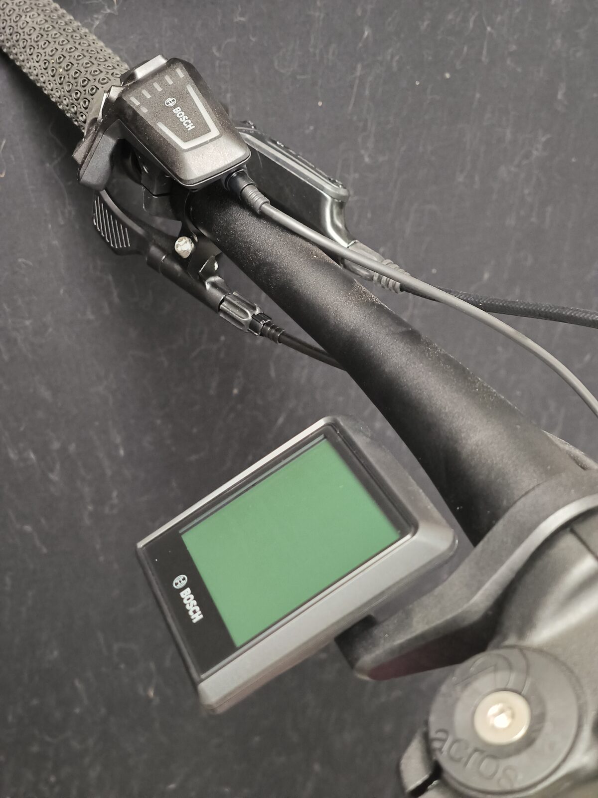 Bosch Controller And Display On The Corratec E-Power Rs160 Handlebar