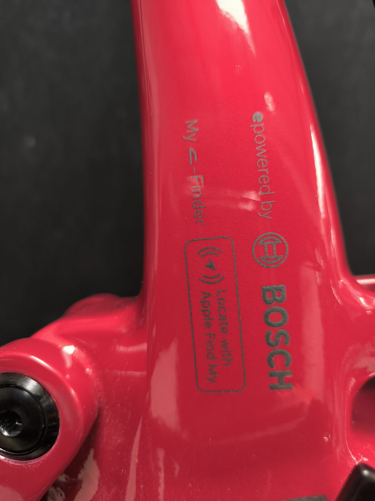 Corratec E-Power Rs160 Frame With Bosch Ebike And Apple Find My Tracking
